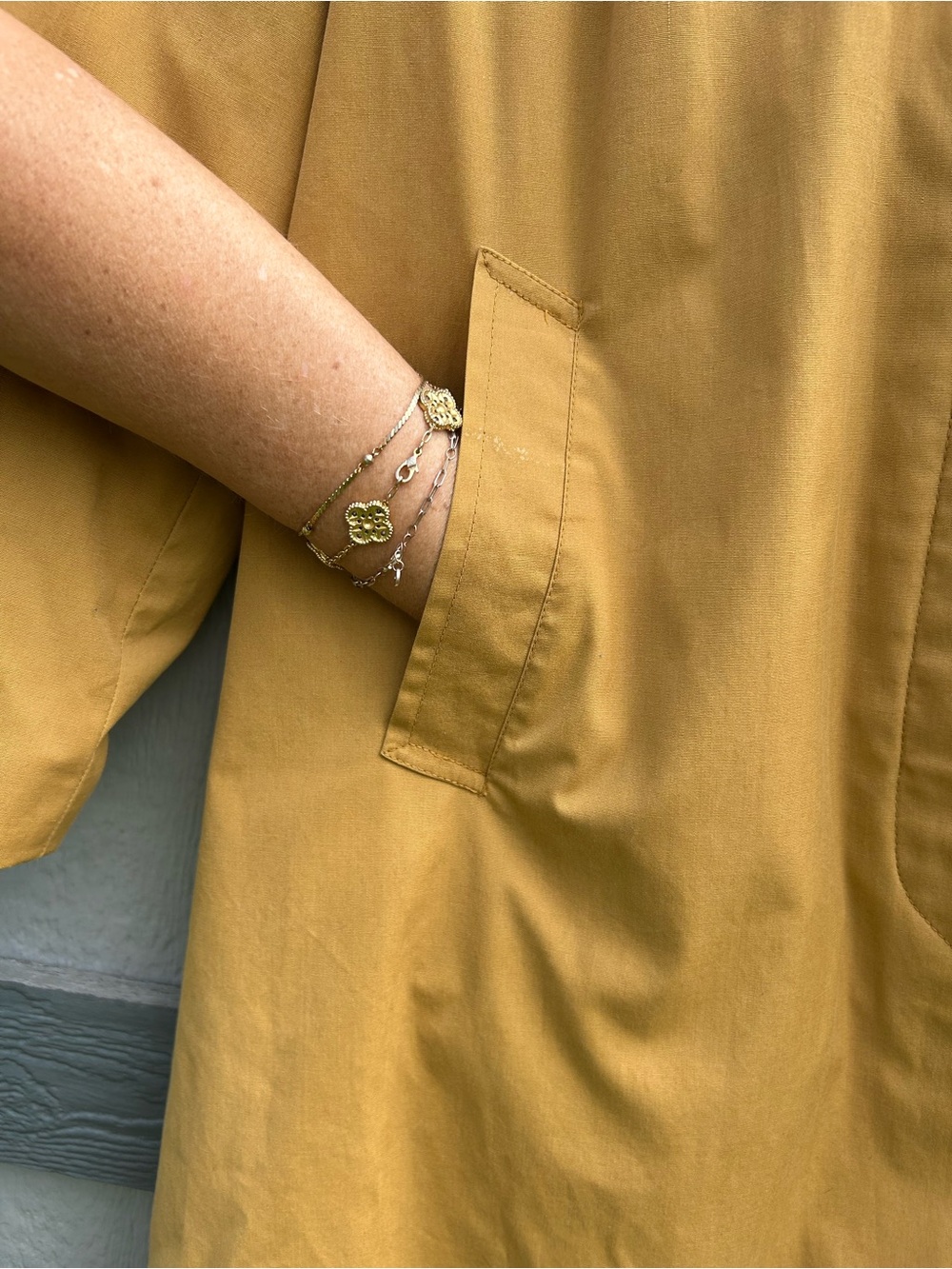 Vintage 1970s Rainfair Yellow Rain Jacket — Distressed, Unique Classic - Picture 4 of 16